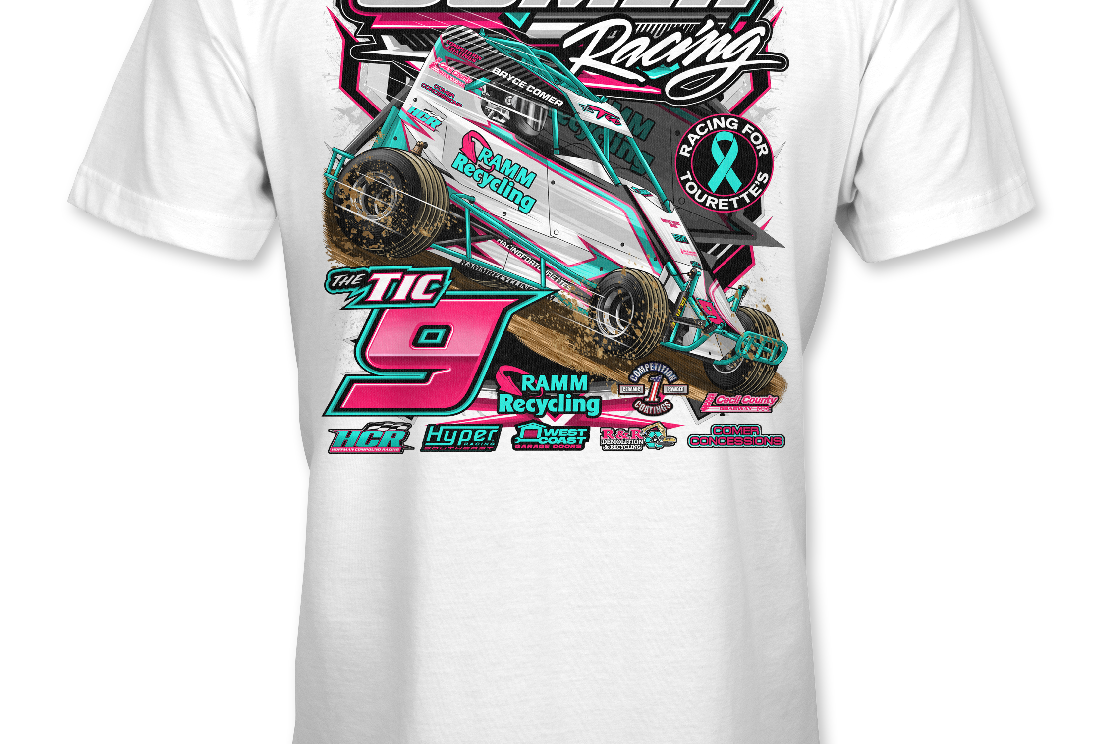 Bryce Comer Racing 2025 T-Shirts
