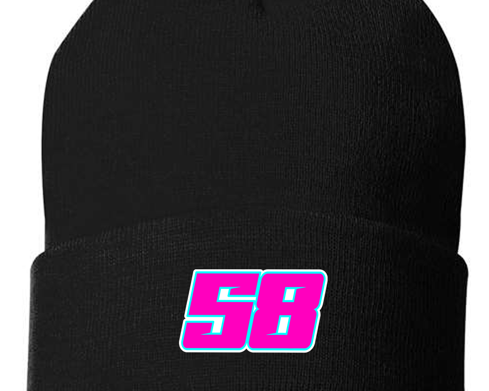 Brandon Lewis 2023 Beanies Black Acid Apparel