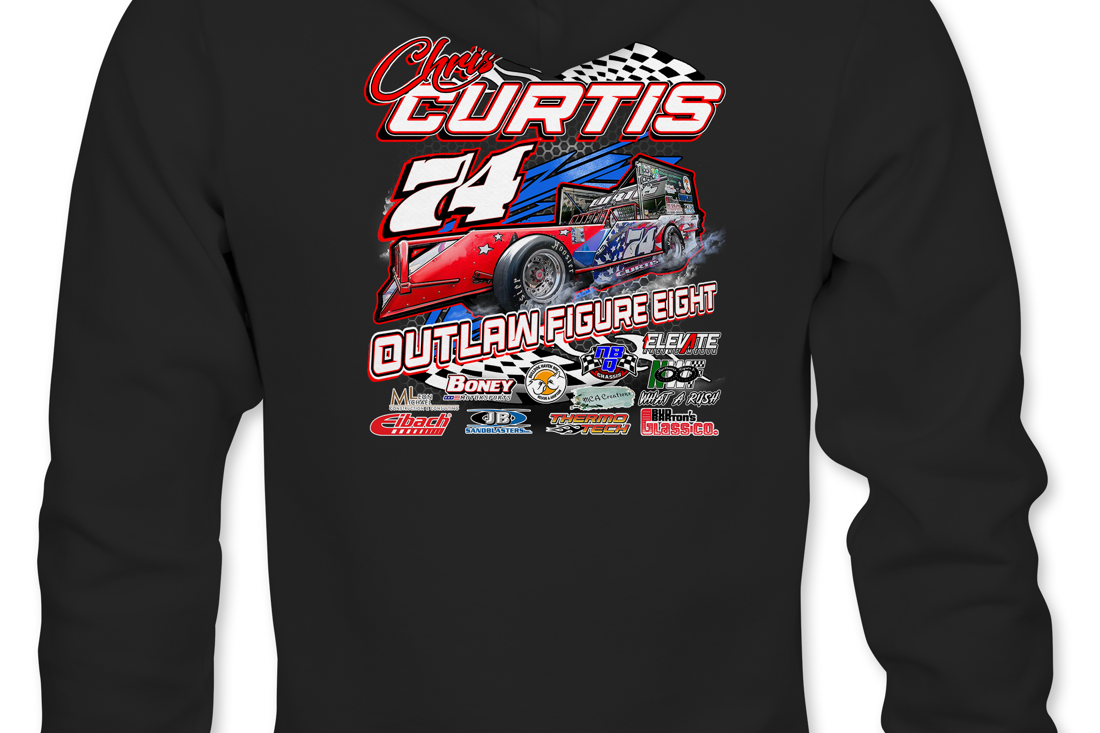 Chris Curtis Hoodies - Black Acid Apparel