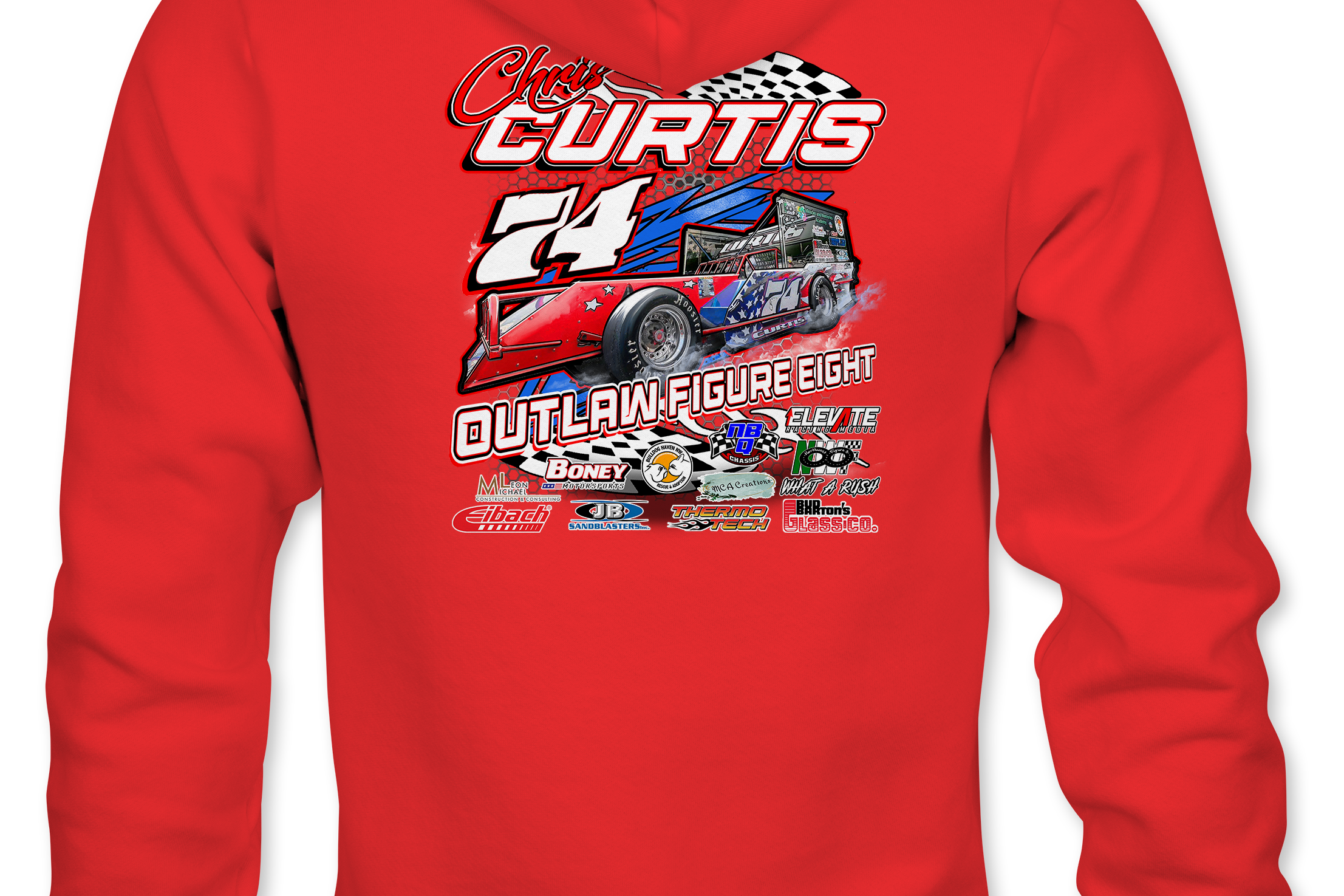 Chris Curtis Hoodies - Black Acid Apparel