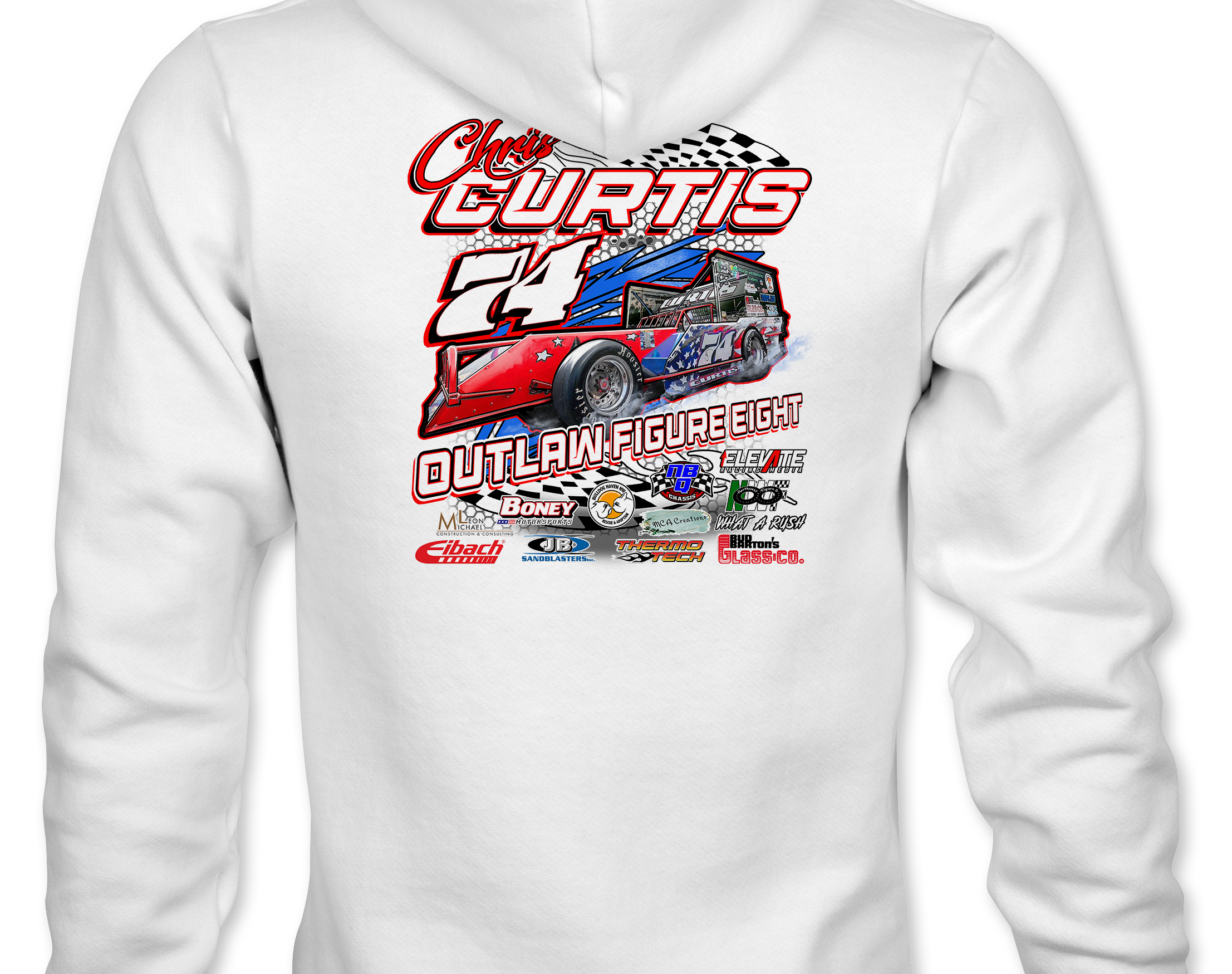 Chris Curtis Hoodies - Black Acid Apparel