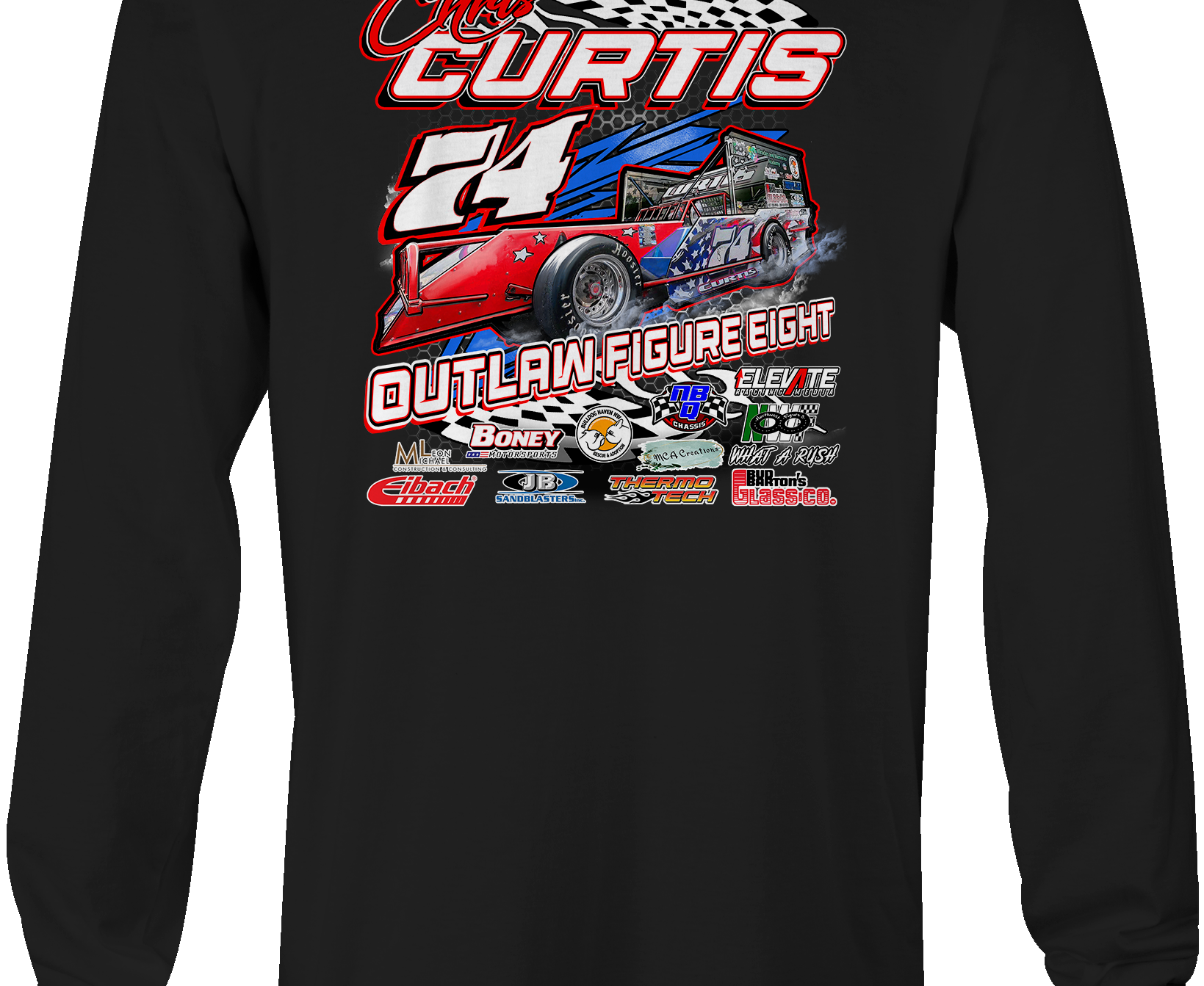 Chris Curtis Long Sleeves - Black Acid Apparel