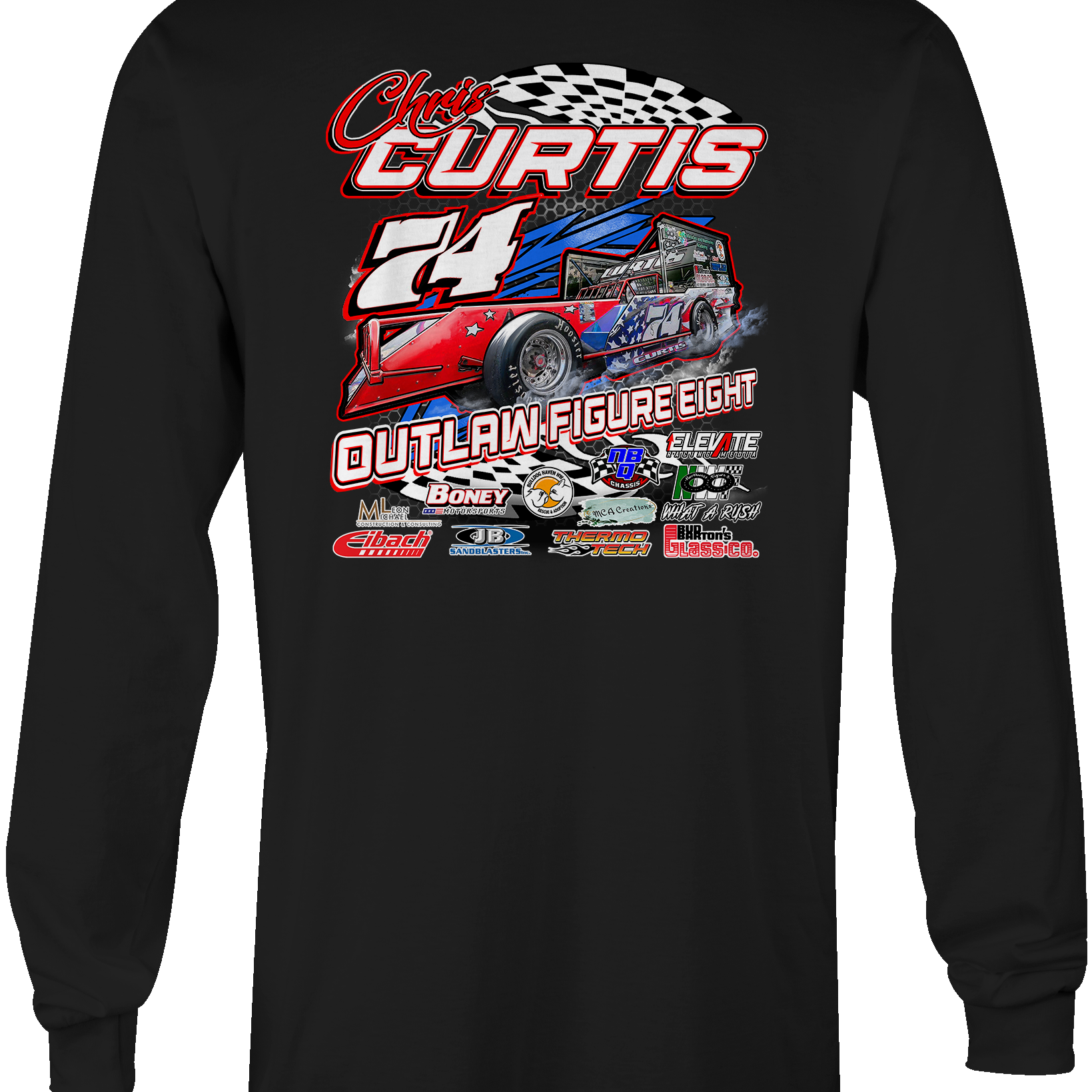 Chris Curtis Long Sleeves - Black Acid Apparel