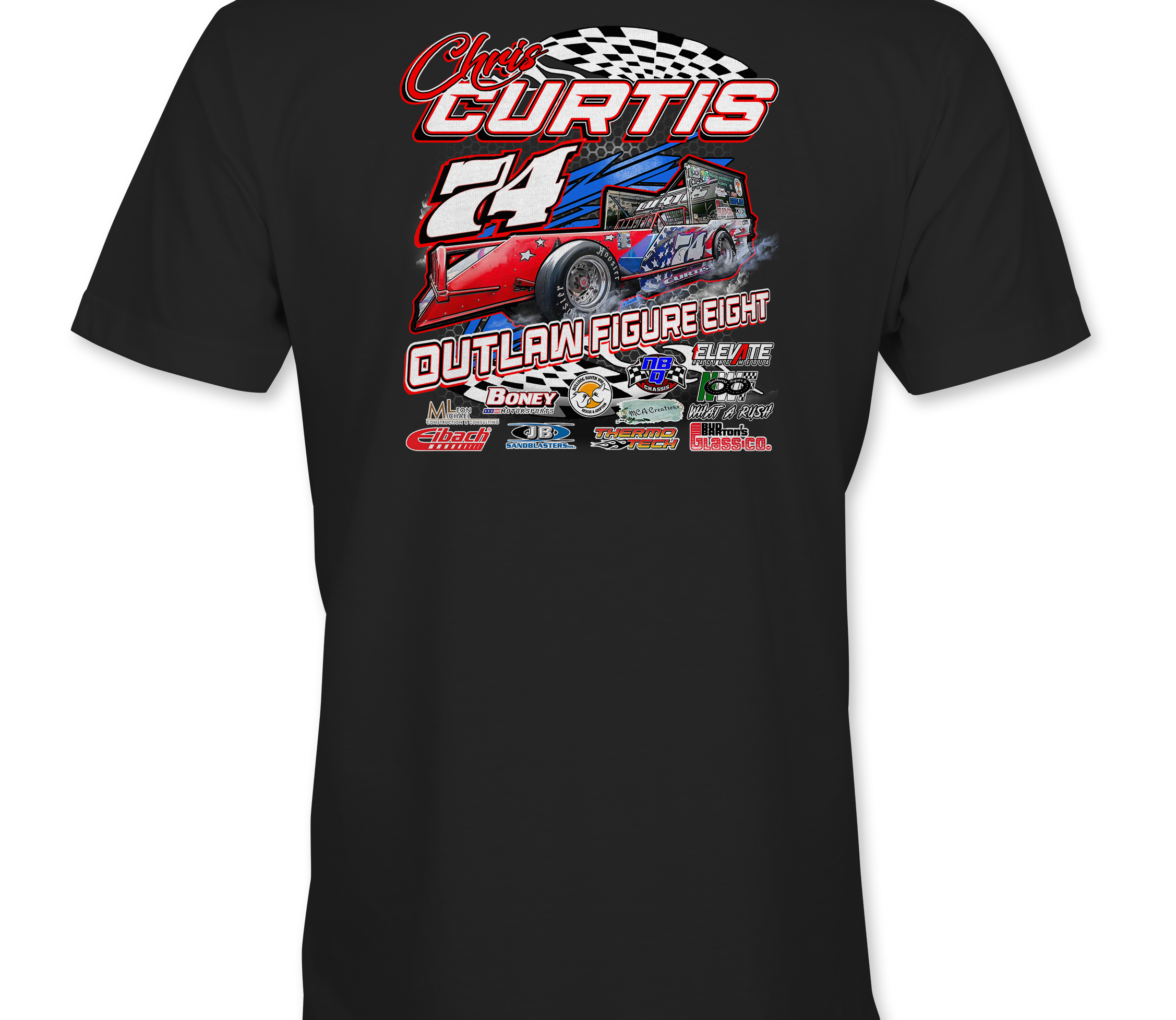 Chris Curtis T-Shirts - Black Acid Apparel