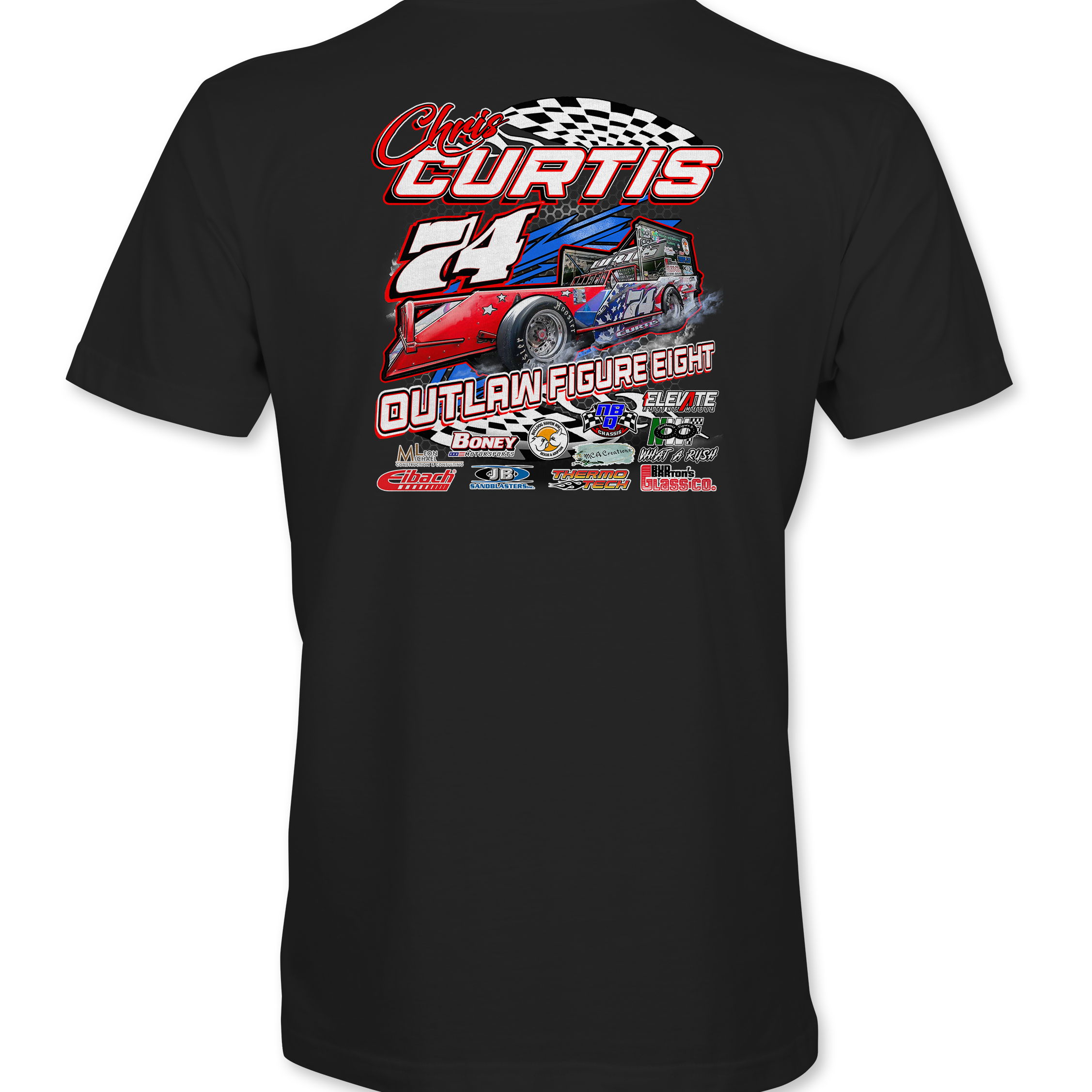 Chris Curtis T-Shirts - Black Acid Apparel