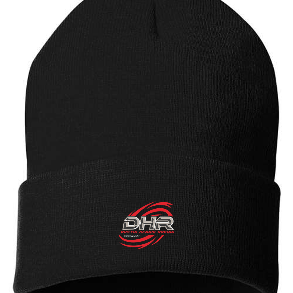 Dustin Hennig Racing Beanies Black Acid Apparel