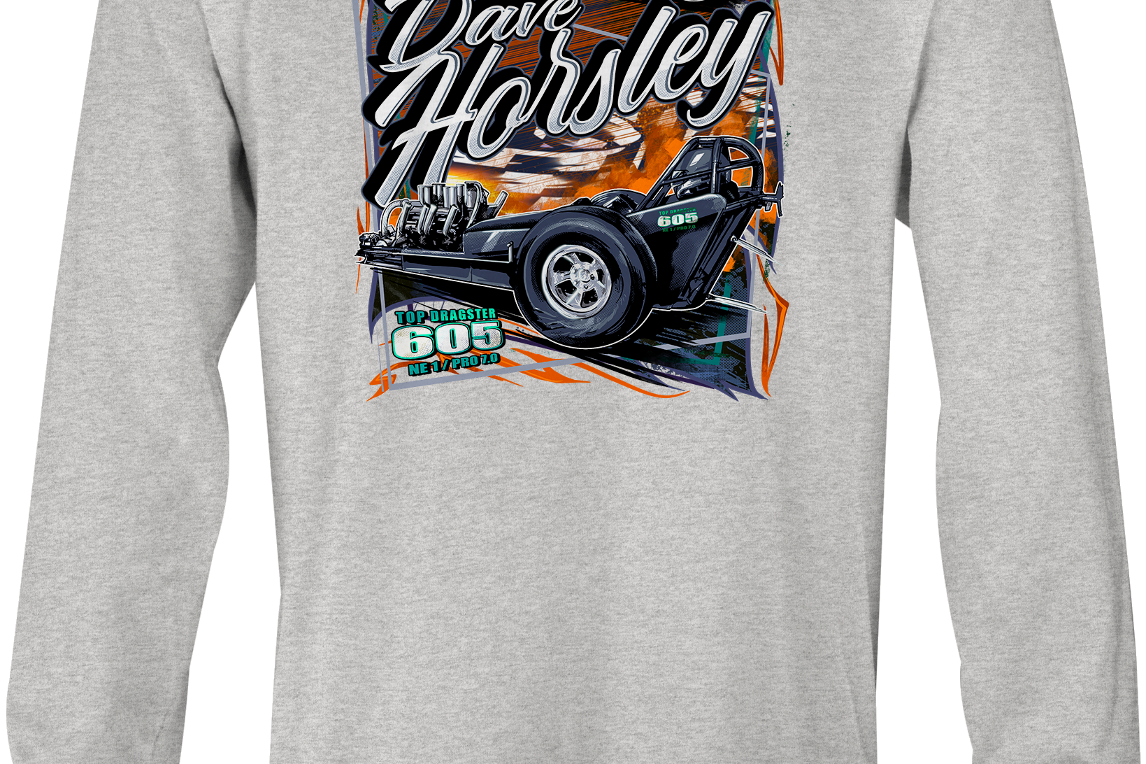 Dave Horsley Long Sleeves Black Acid Apparel