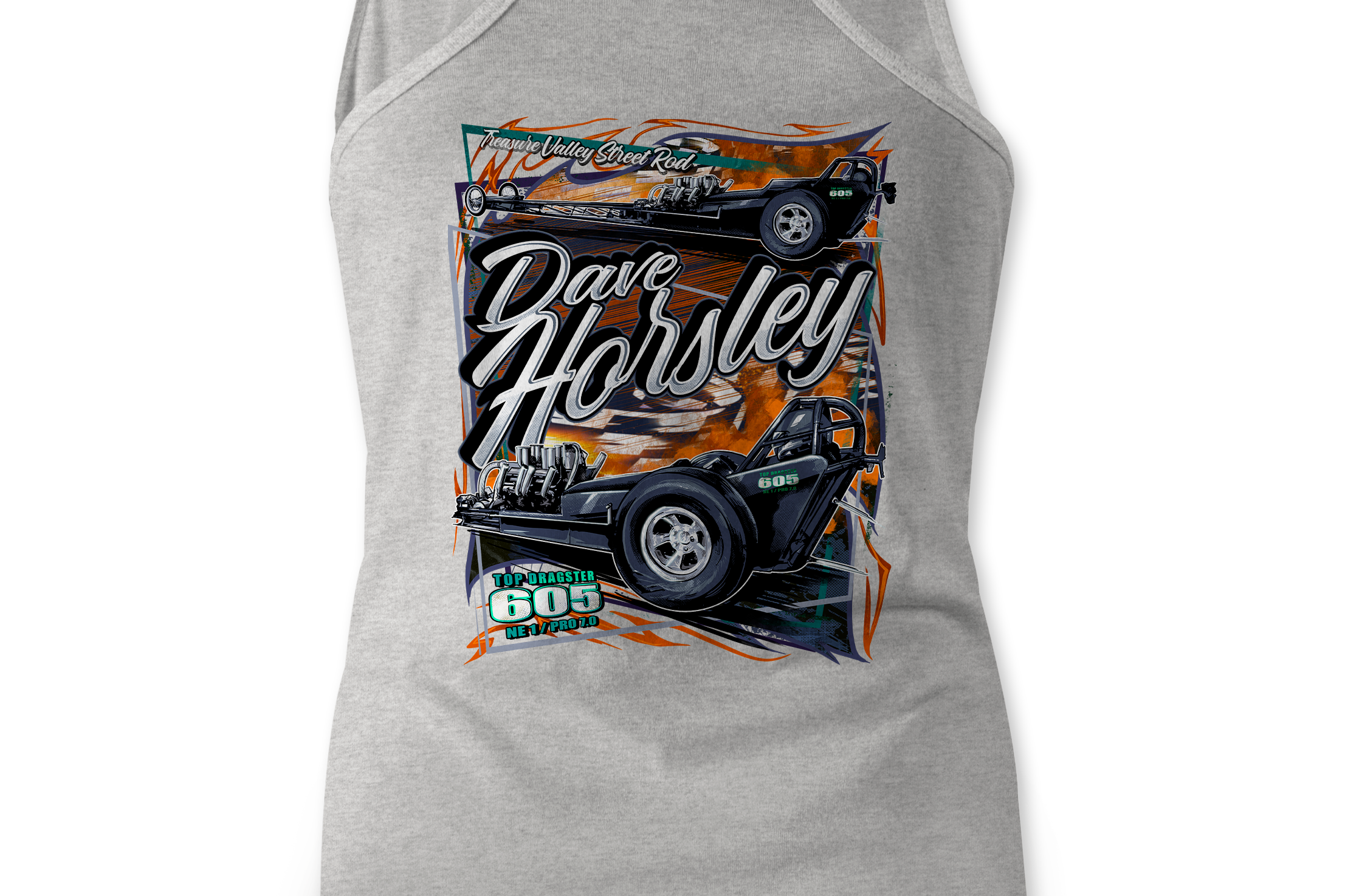 Dave Horsley Tank Tops Black Acid Apparel