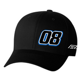 Deac McCaskill Flexfit Hat Black Acid Apparel