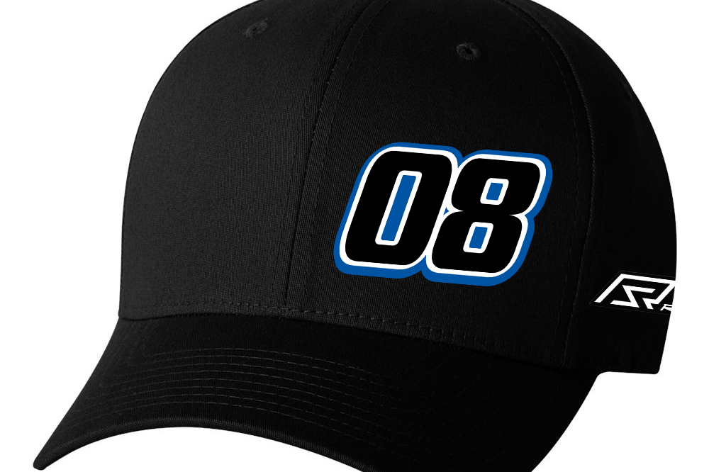 Deac McCaskill Flexfit Hat Black Acid Apparel