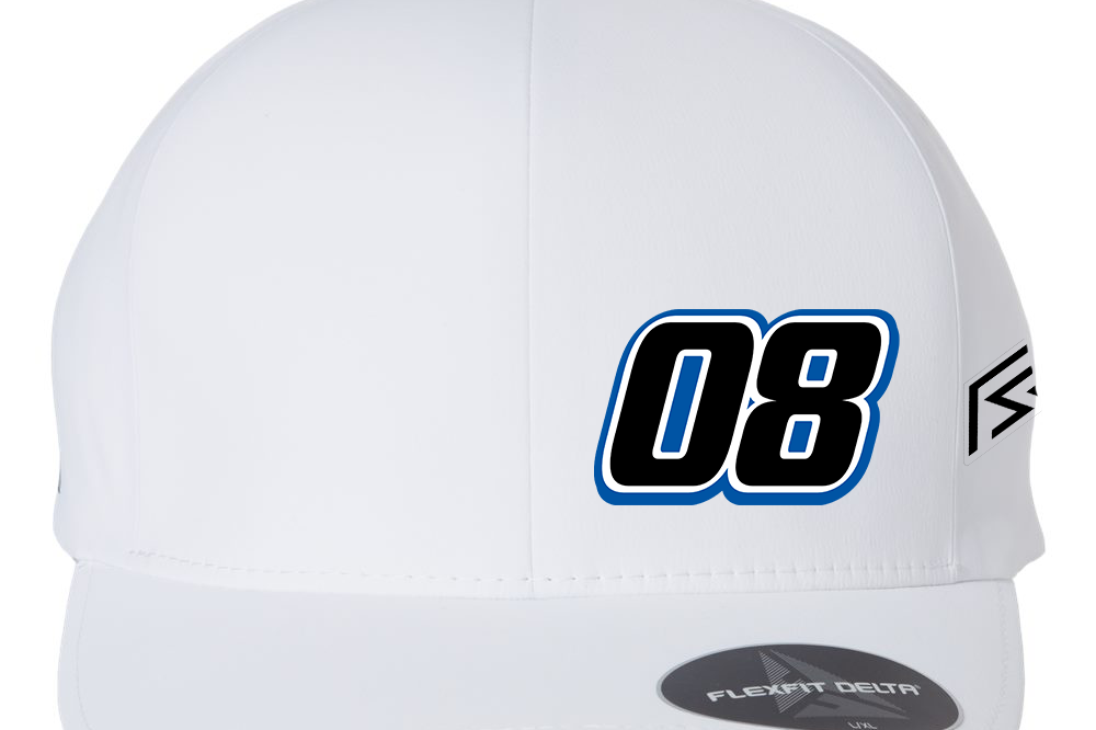 Deac McCaskill Flexfit Delta Hat Black Acid Apparel