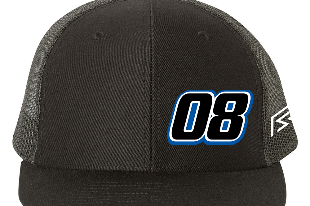 Deac McCaskill Richardson Trucker Hat Black Acid Apparel