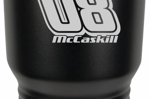 Deac McCaskill Tumblers Black Acid Apparel
