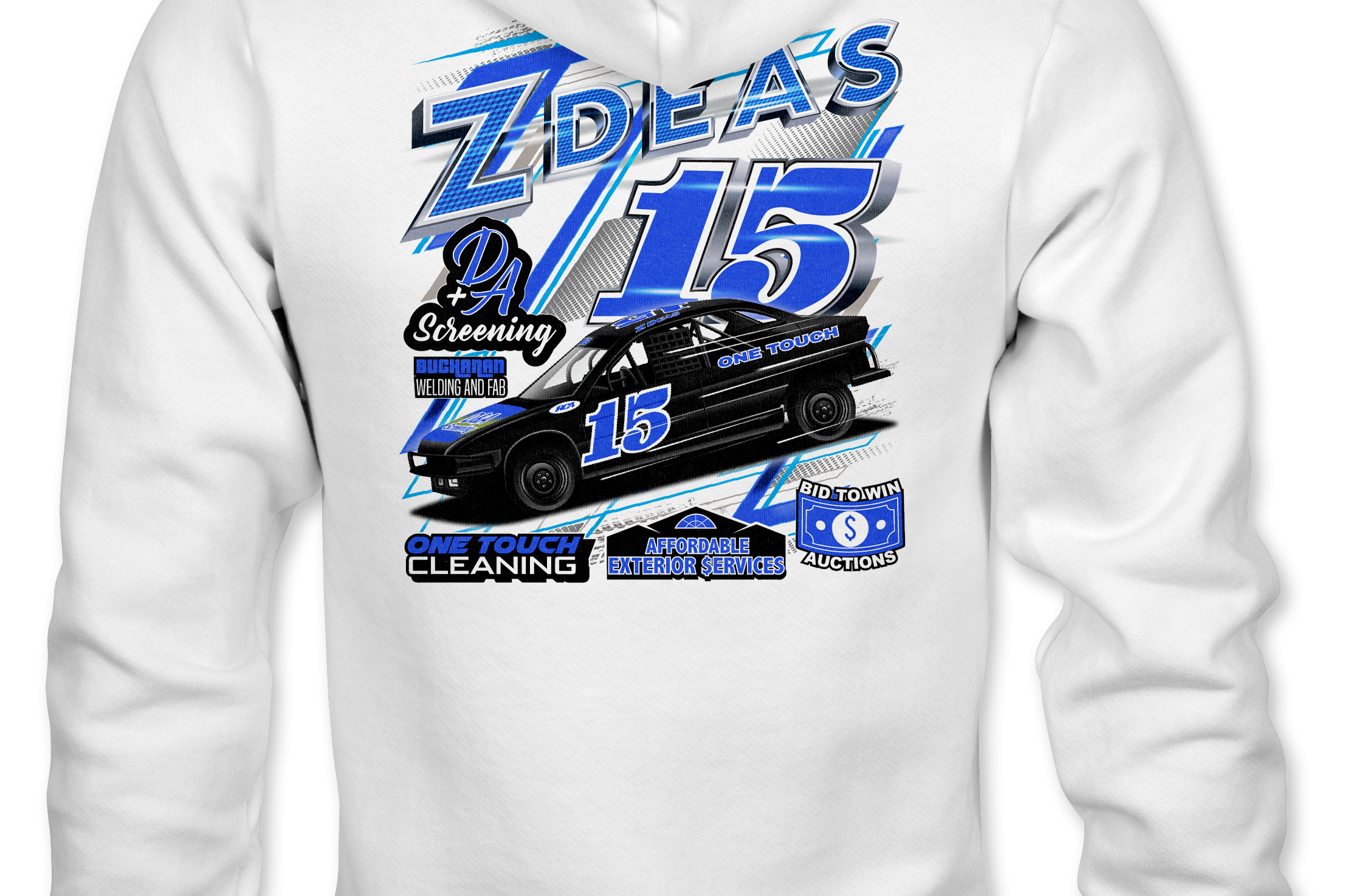 Zachary Deas Hoodies Black Acid Apparel