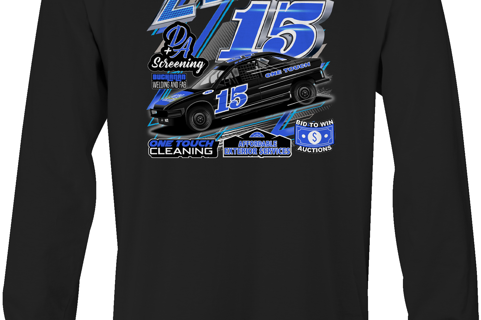 Zachary Deas Long Sleeves Black Acid Apparel