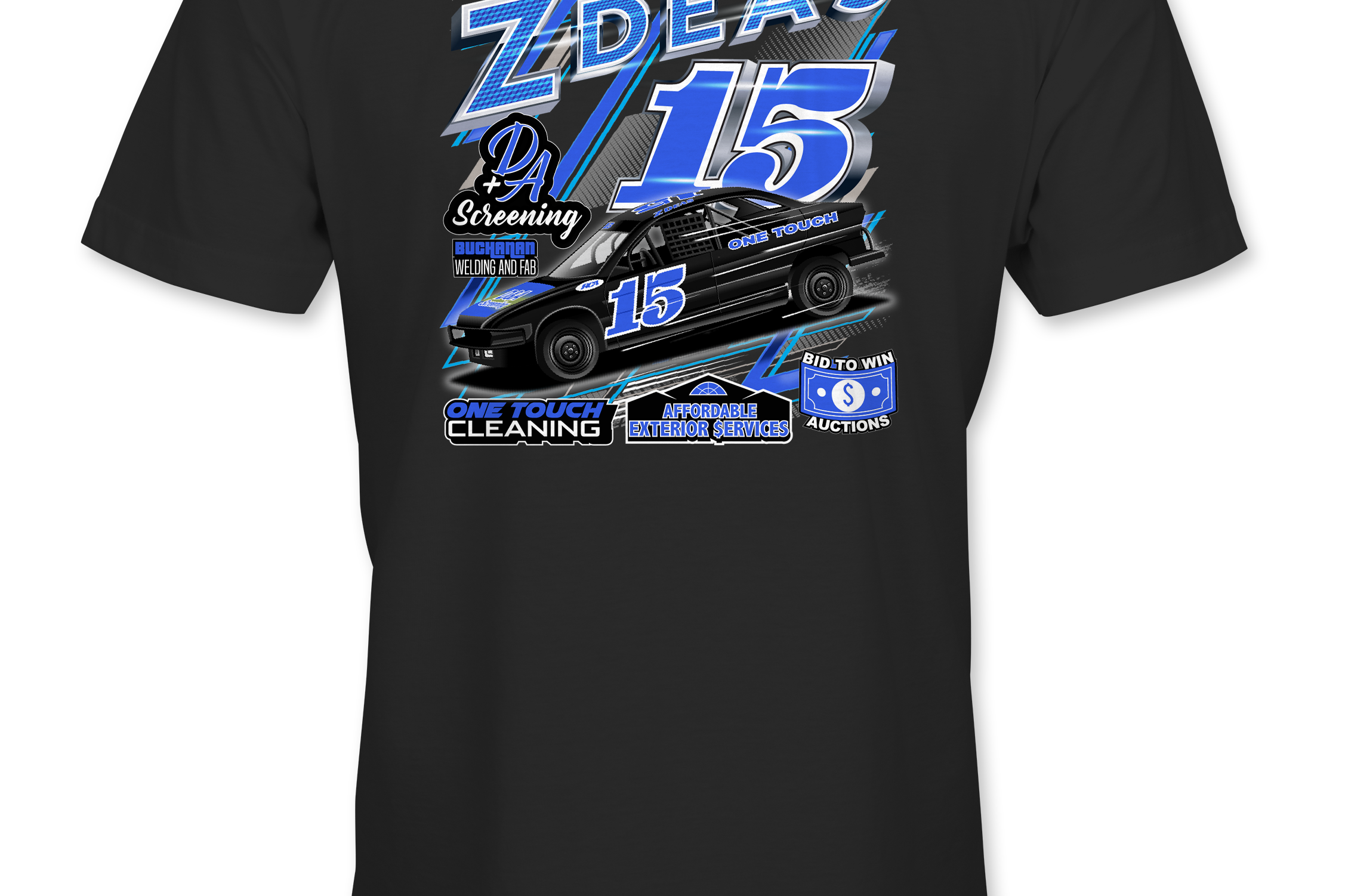 Zachary Deas T-Shirts Black Acid Apparel