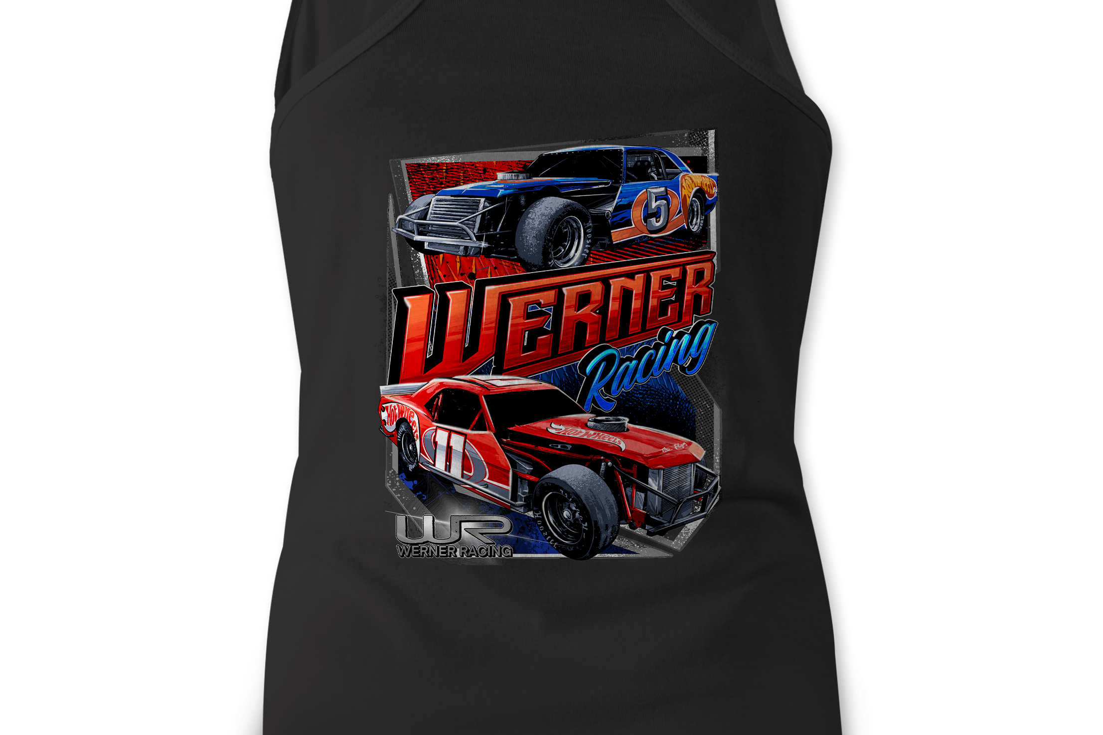Werner Racing #5 and #11 Tank Tops Black Acid Apparel