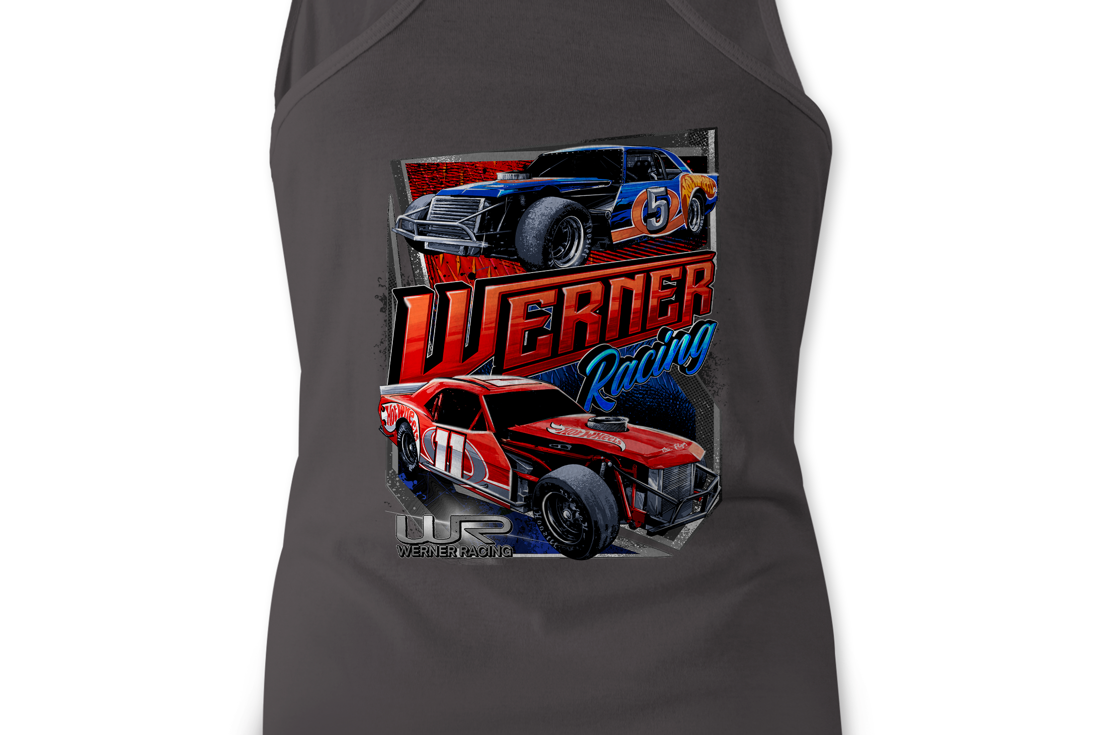 Werner Racing #5 and #11 Tank Tops Black Acid Apparel