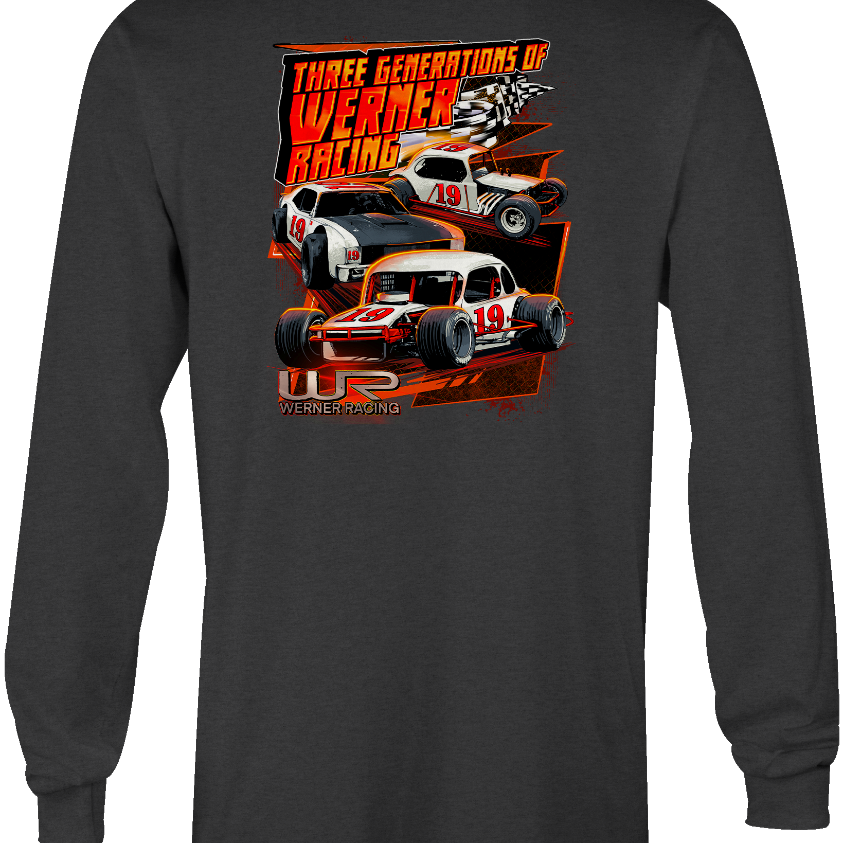 Werner Racing #19 Long Sleeves Black Acid Apparel