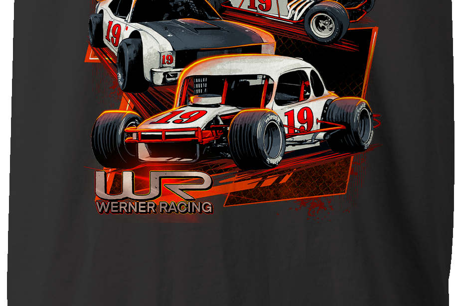 Werner Racing #19 Tank Tops Black Acid Apparel