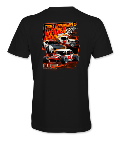 Werner Racing #19 T-Shirts Black Acid Apparel