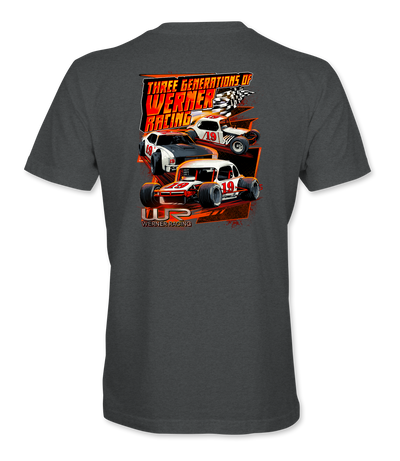 Werner Racing #19 T-Shirts Black Acid Apparel