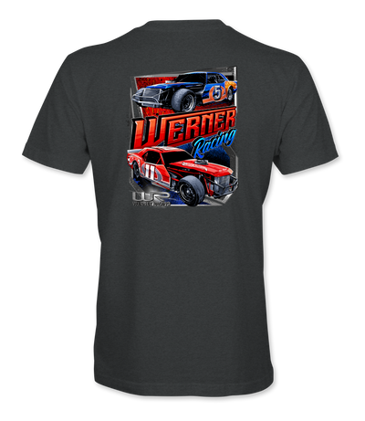 Werner Racing #5 and #11 T-Shirts Black Acid Apparel