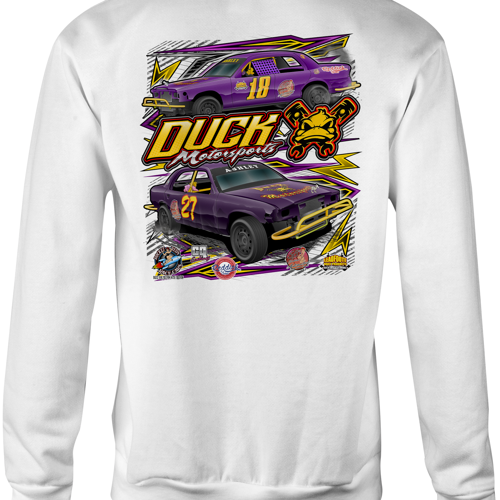 Duck Motorsports Crewneck Sweatshirts
