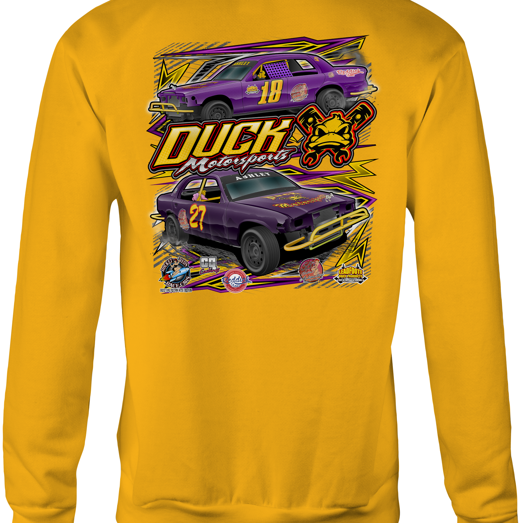 Duck Motorsports Crewneck Sweatshirts