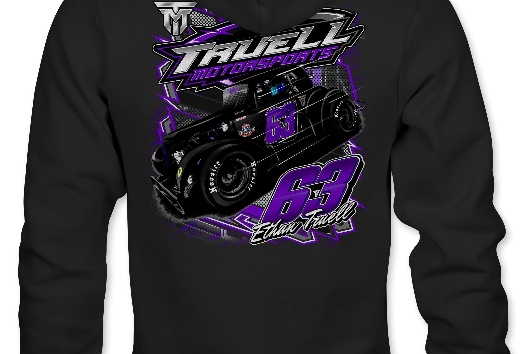 Ethan Truell Hoodies Black Acid Apparel