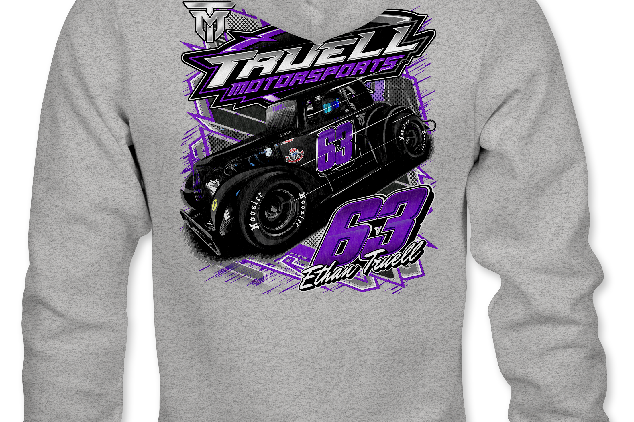 Ethan Truell Hoodies Black Acid Apparel
