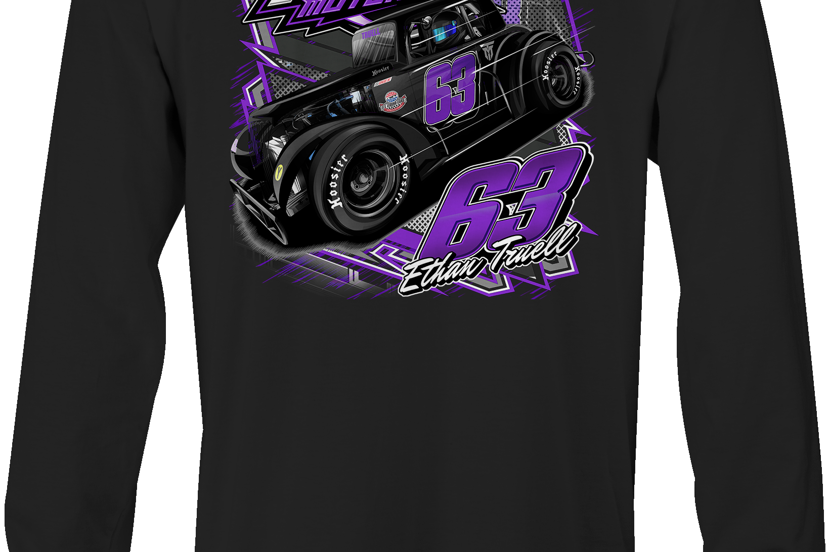 Ethan Truell Long Sleeves Black Acid Apparel