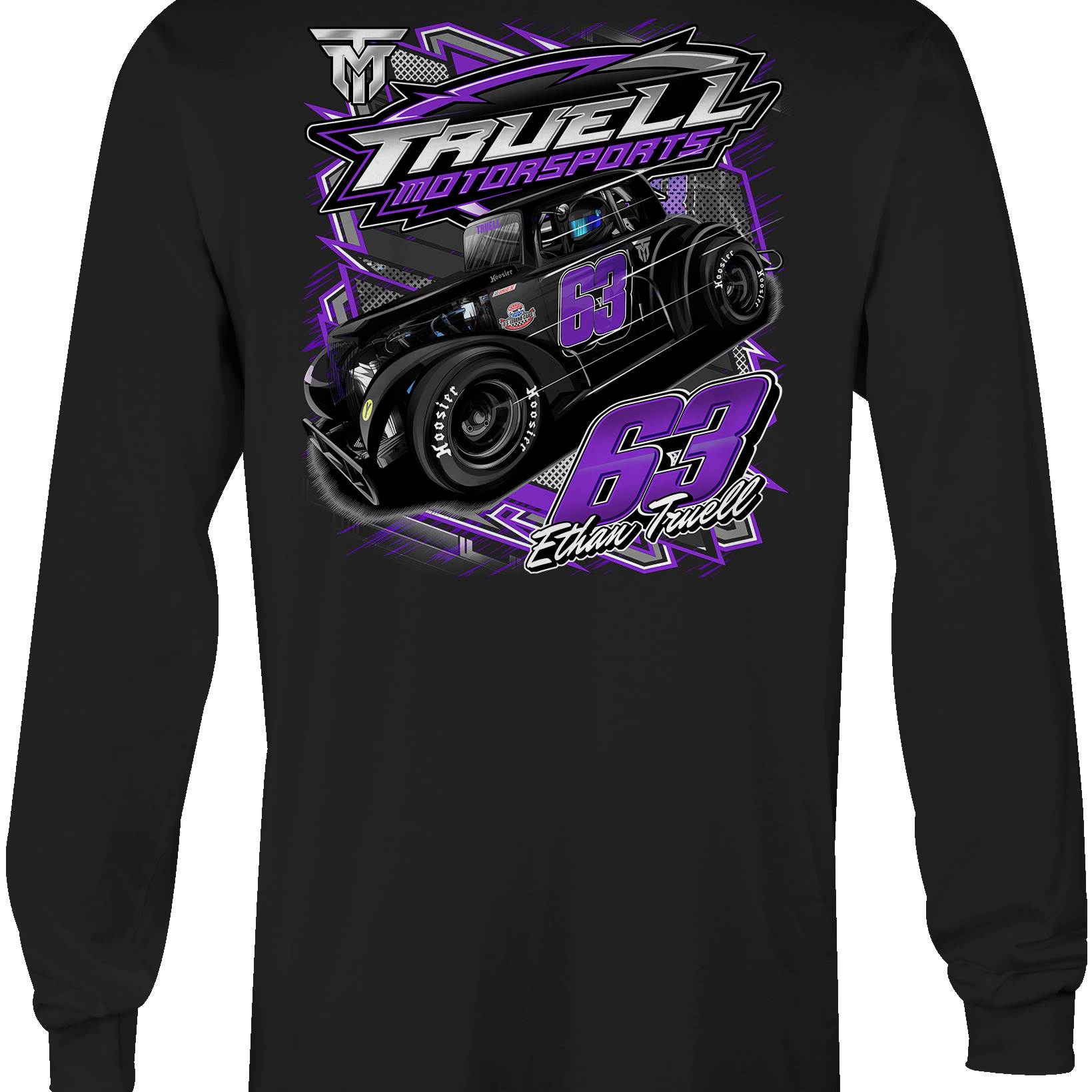 Ethan Truell Long Sleeves Black Acid Apparel