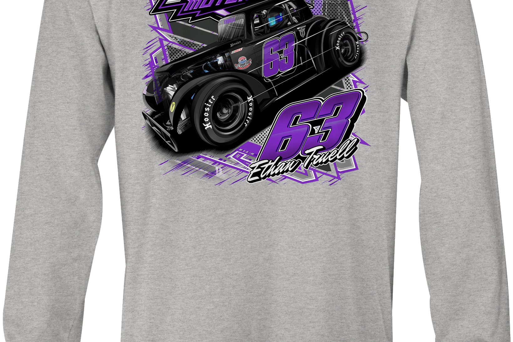 Ethan Truell Long Sleeves Black Acid Apparel