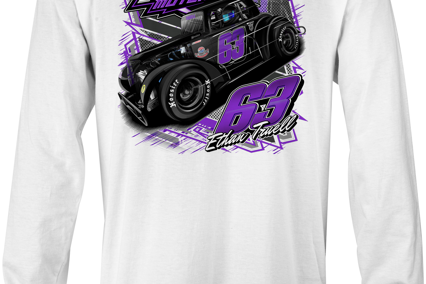 Ethan Truell Long Sleeves Black Acid Apparel