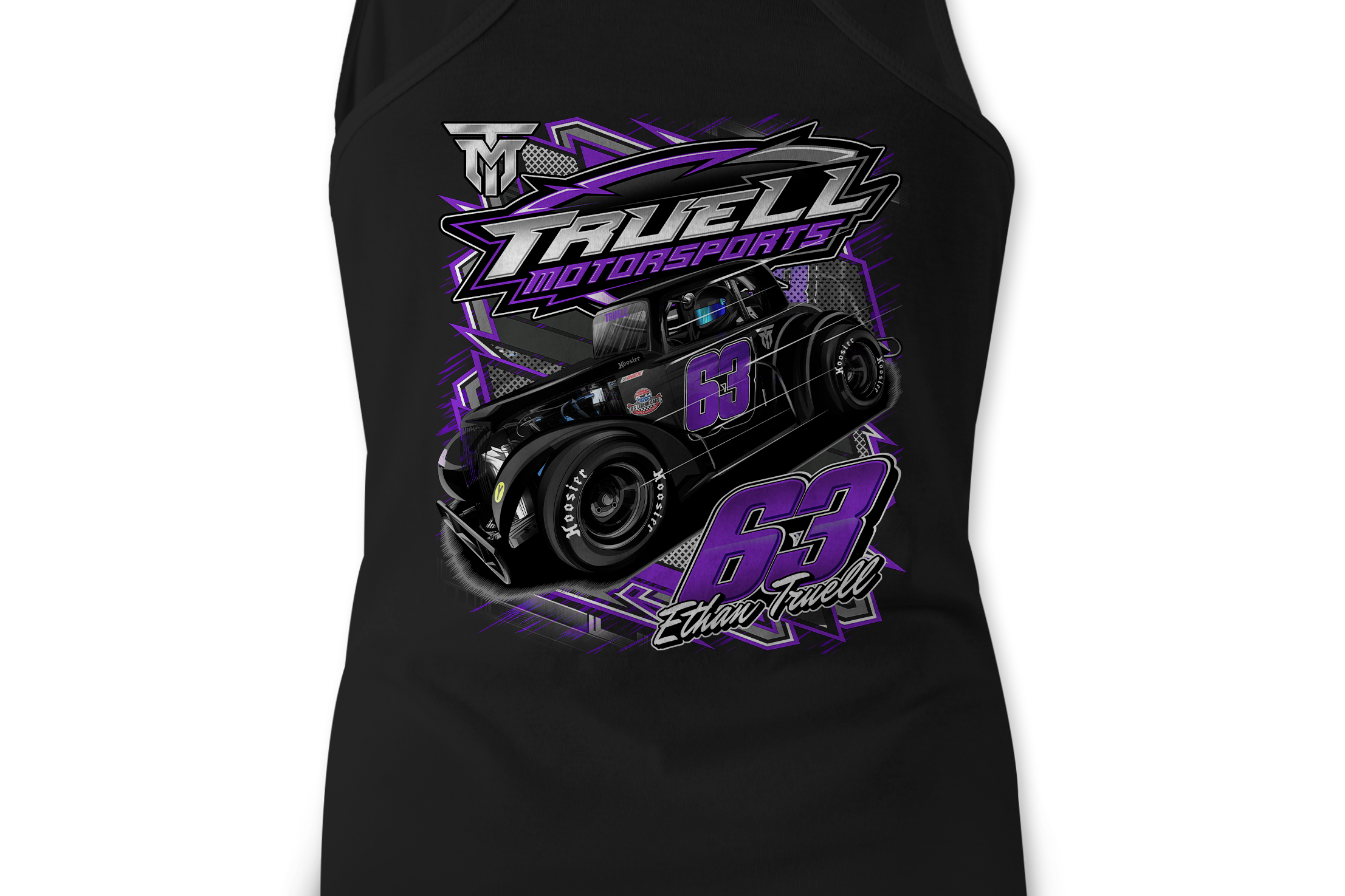Ethan Truell Tank Tops Black Acid Apparel