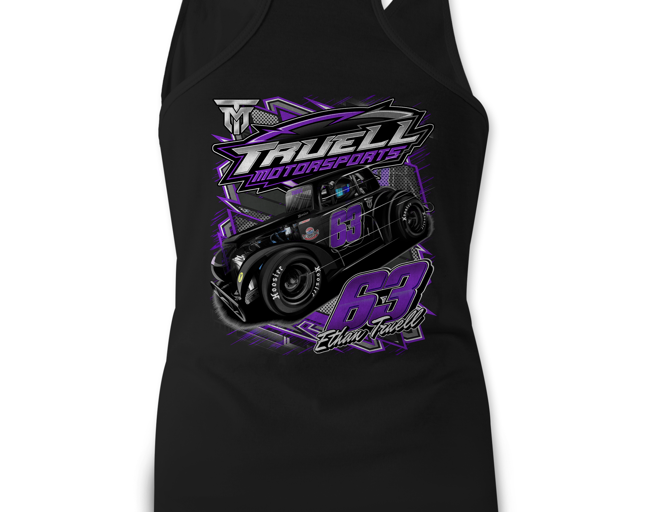 Ethan Truell Tank Tops Black Acid Apparel