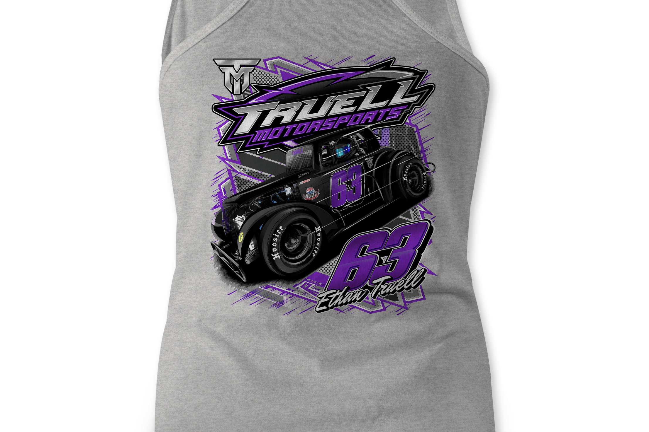 Ethan Truell Tank Tops Black Acid Apparel