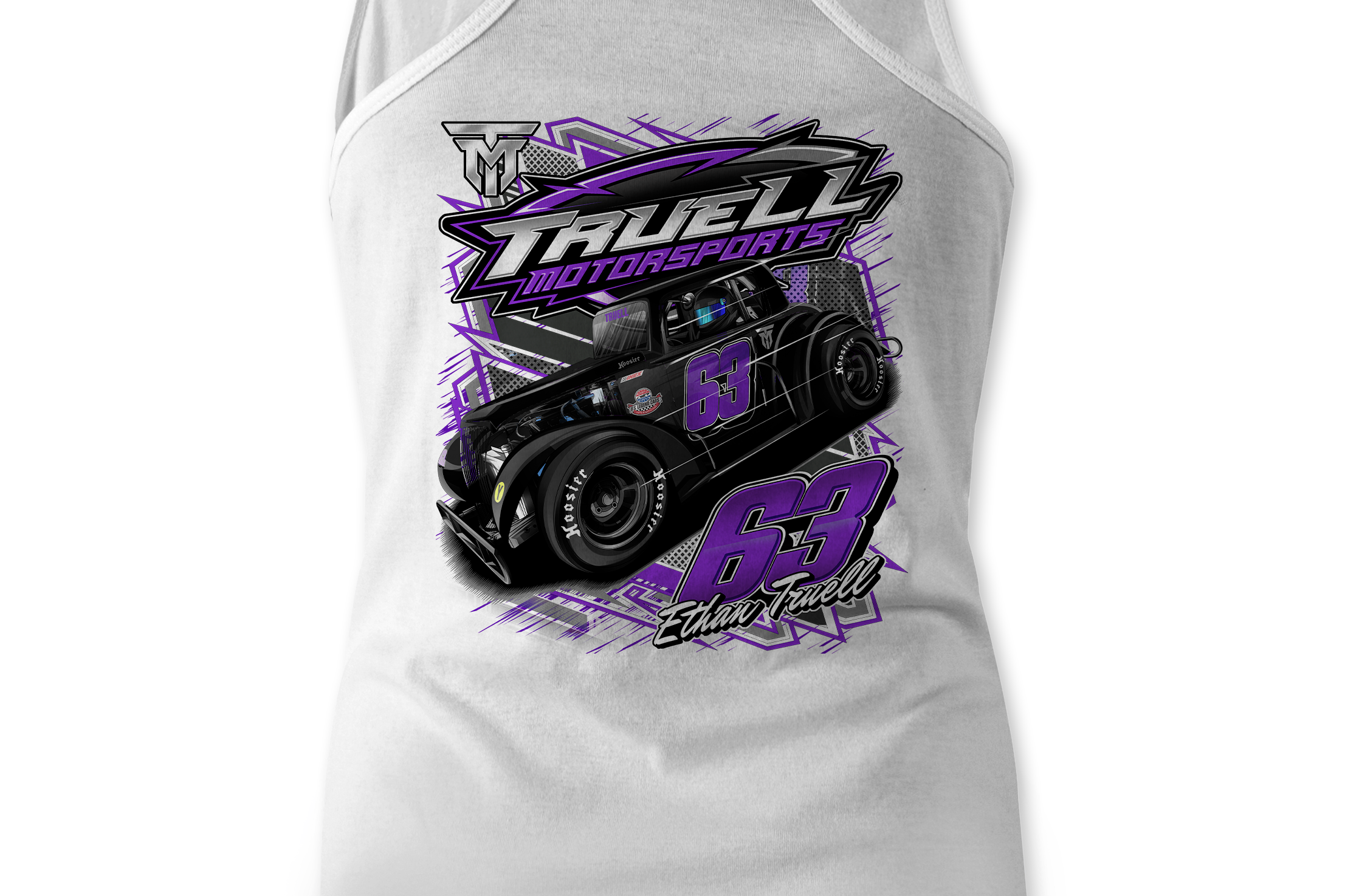 Ethan Truell Tank Tops Black Acid Apparel