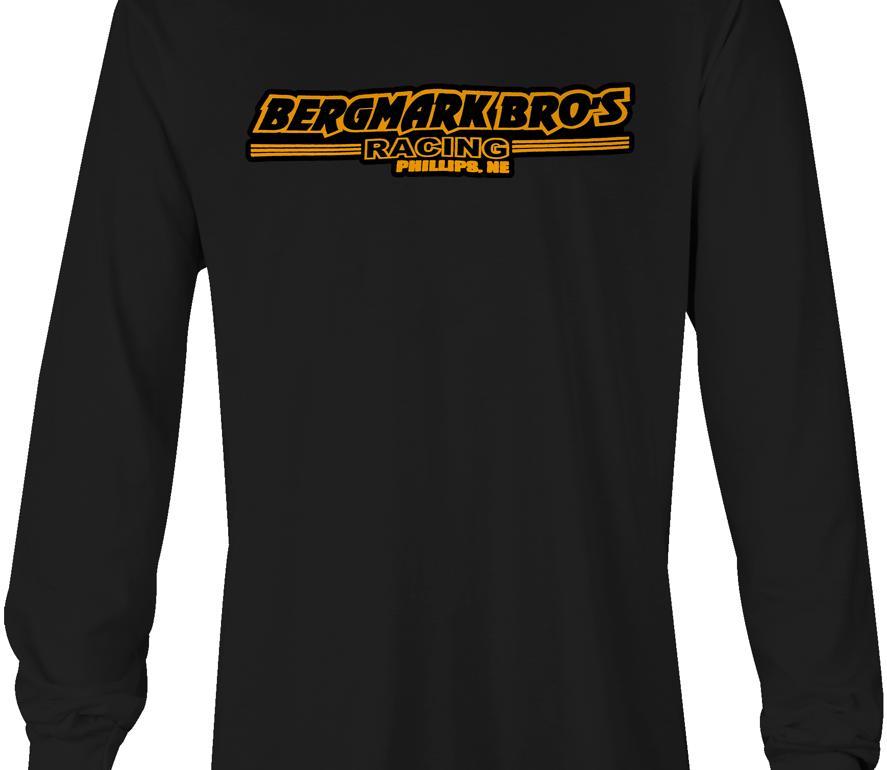 Bergmark Bro's Racing Long Sleeves Black Acid Apparel