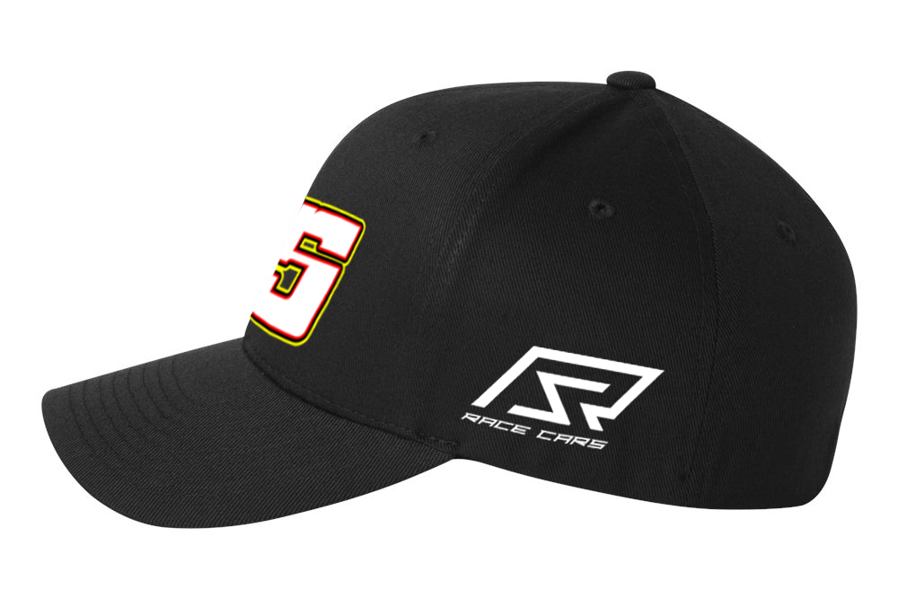 Logan Clark Flexfit Hat Black Acid Apparel
