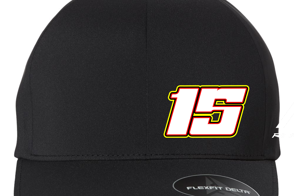 Logan Clark Flexfit Delta Hat Black Acid Apparel