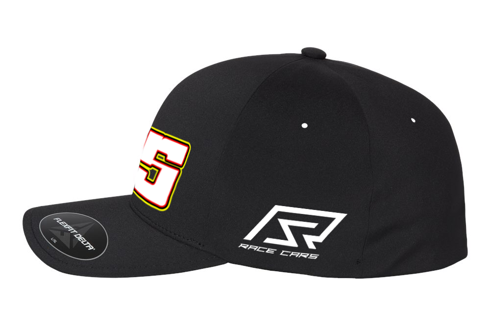 Logan Clark Flexfit Delta Hat Black Acid Apparel