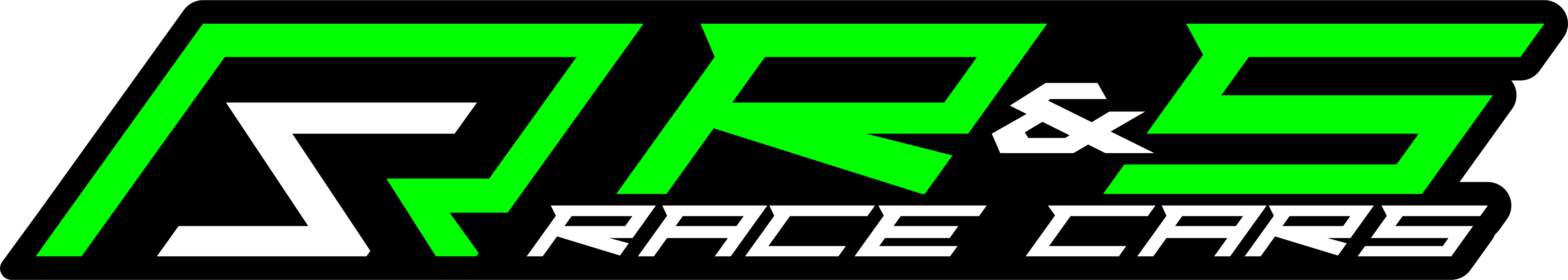 R & S Race Cars Decal Black Acid Apparel