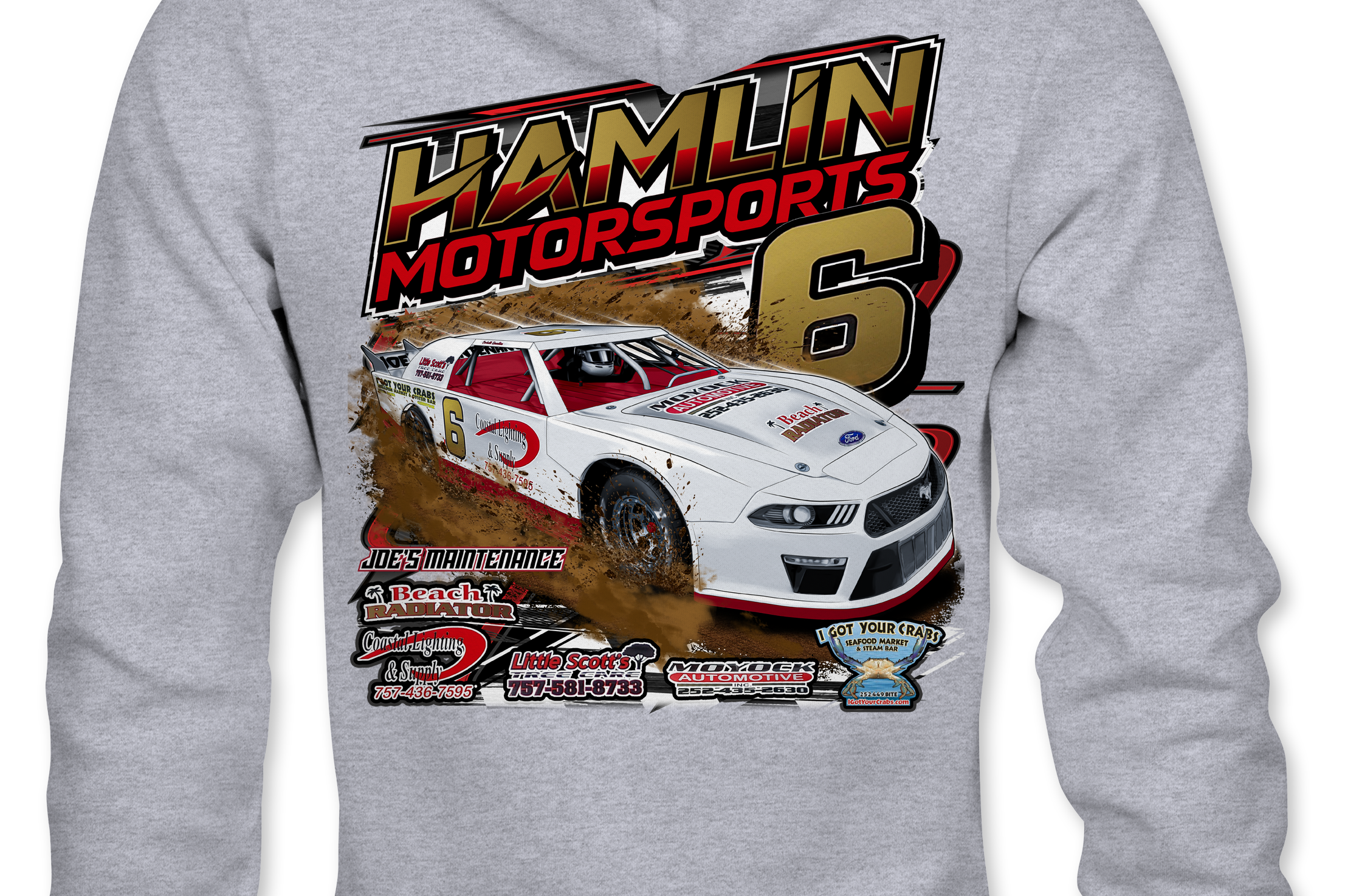Hamlin Motorsports Hoodies