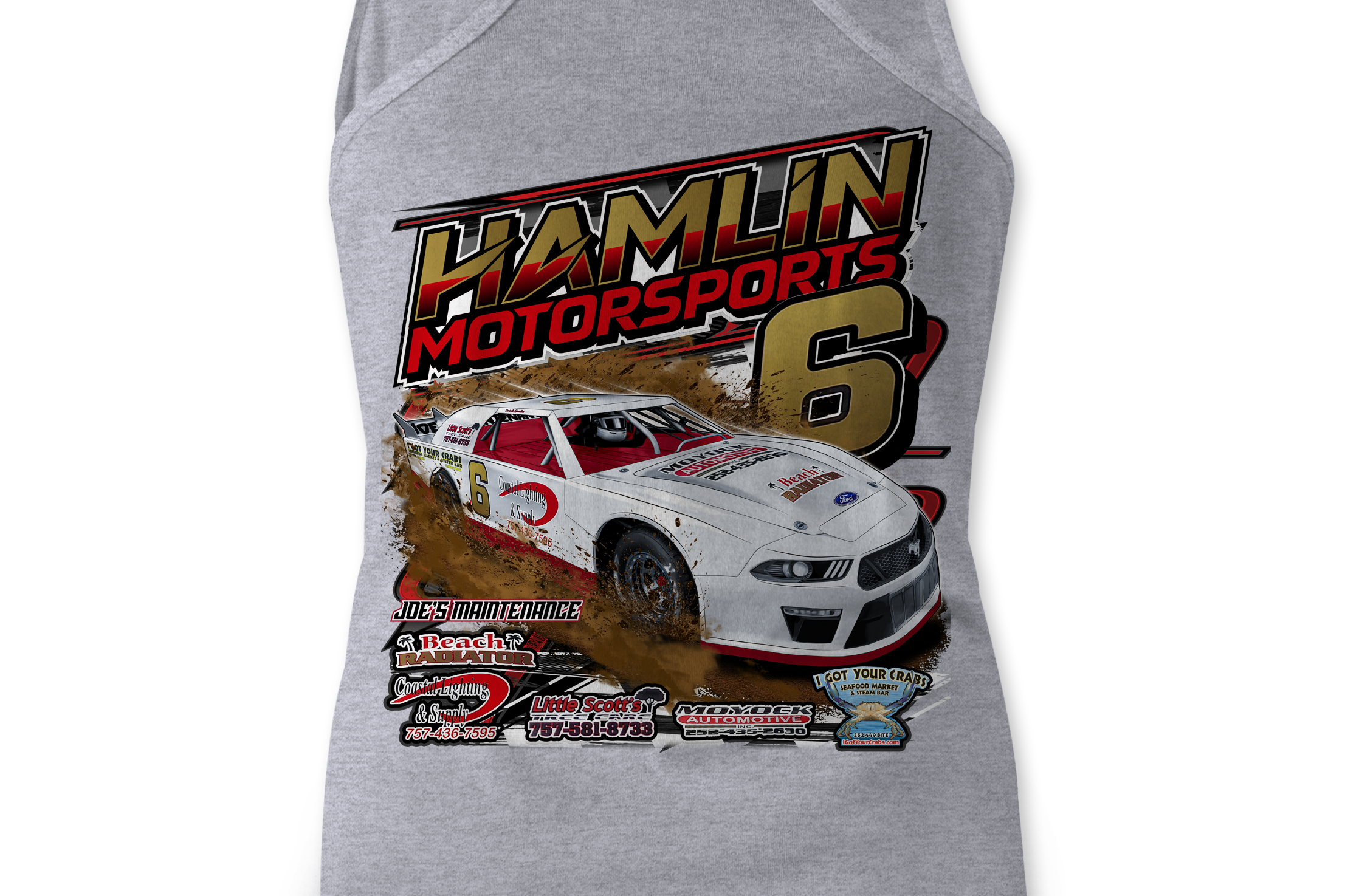 Hamlin Motorsports Tank Tops