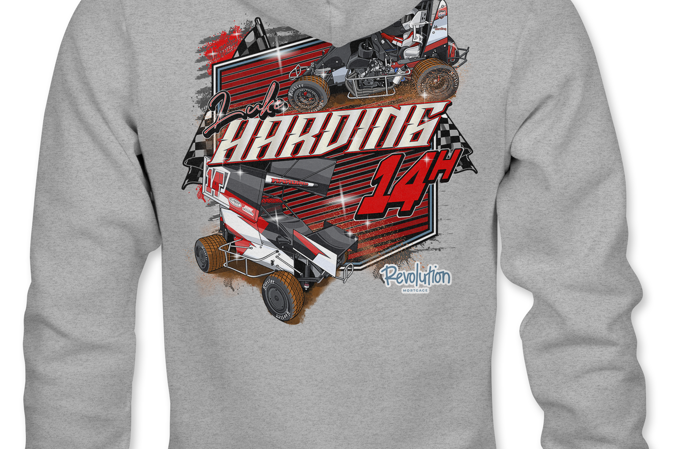 Luke Harding Hoodies Black Acid Apparel