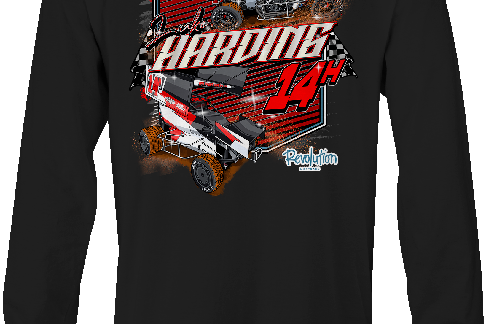 Luke Harding Long Sleeves Black Acid Apparel