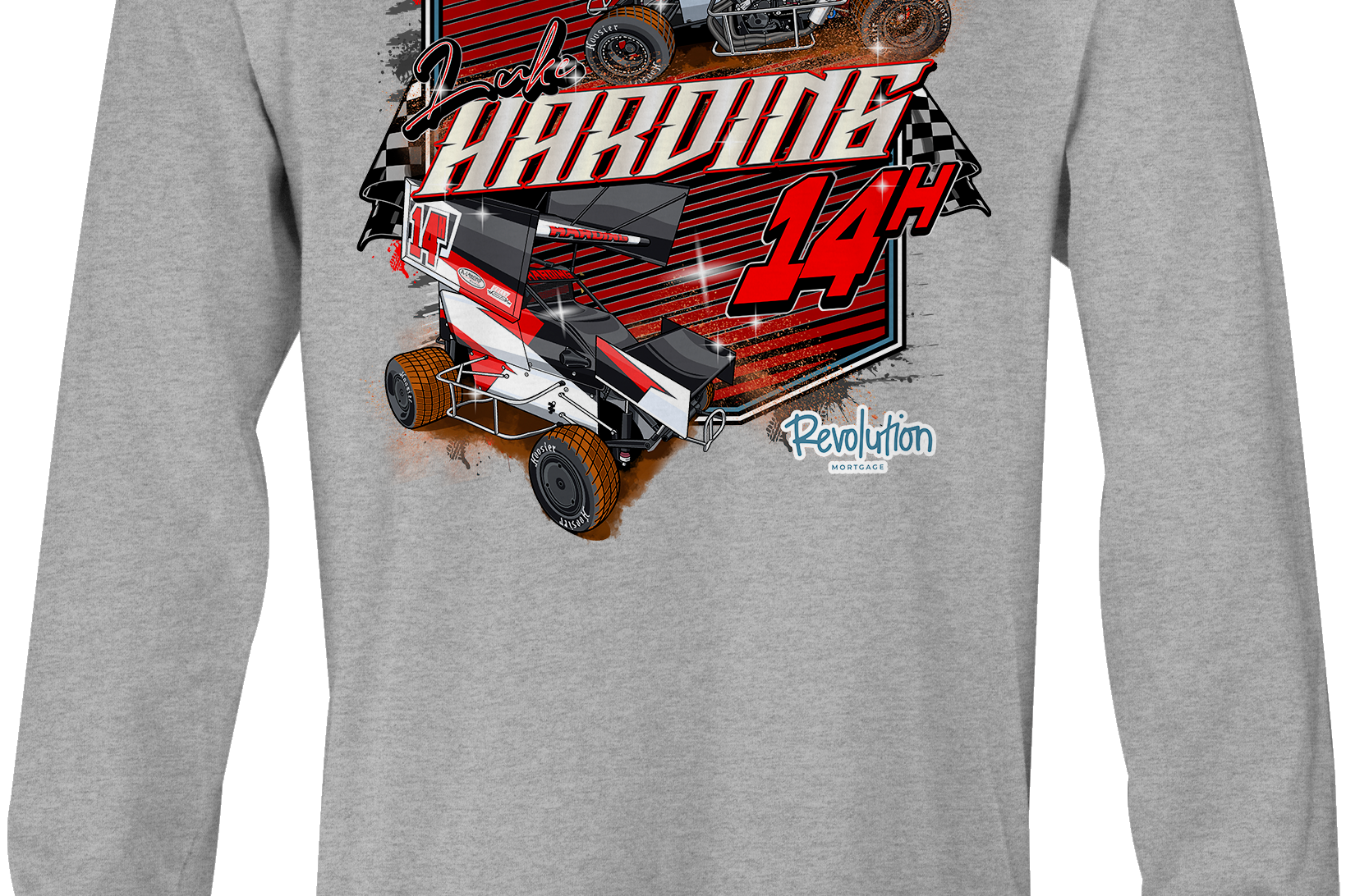 Luke Harding Long Sleeves Black Acid Apparel