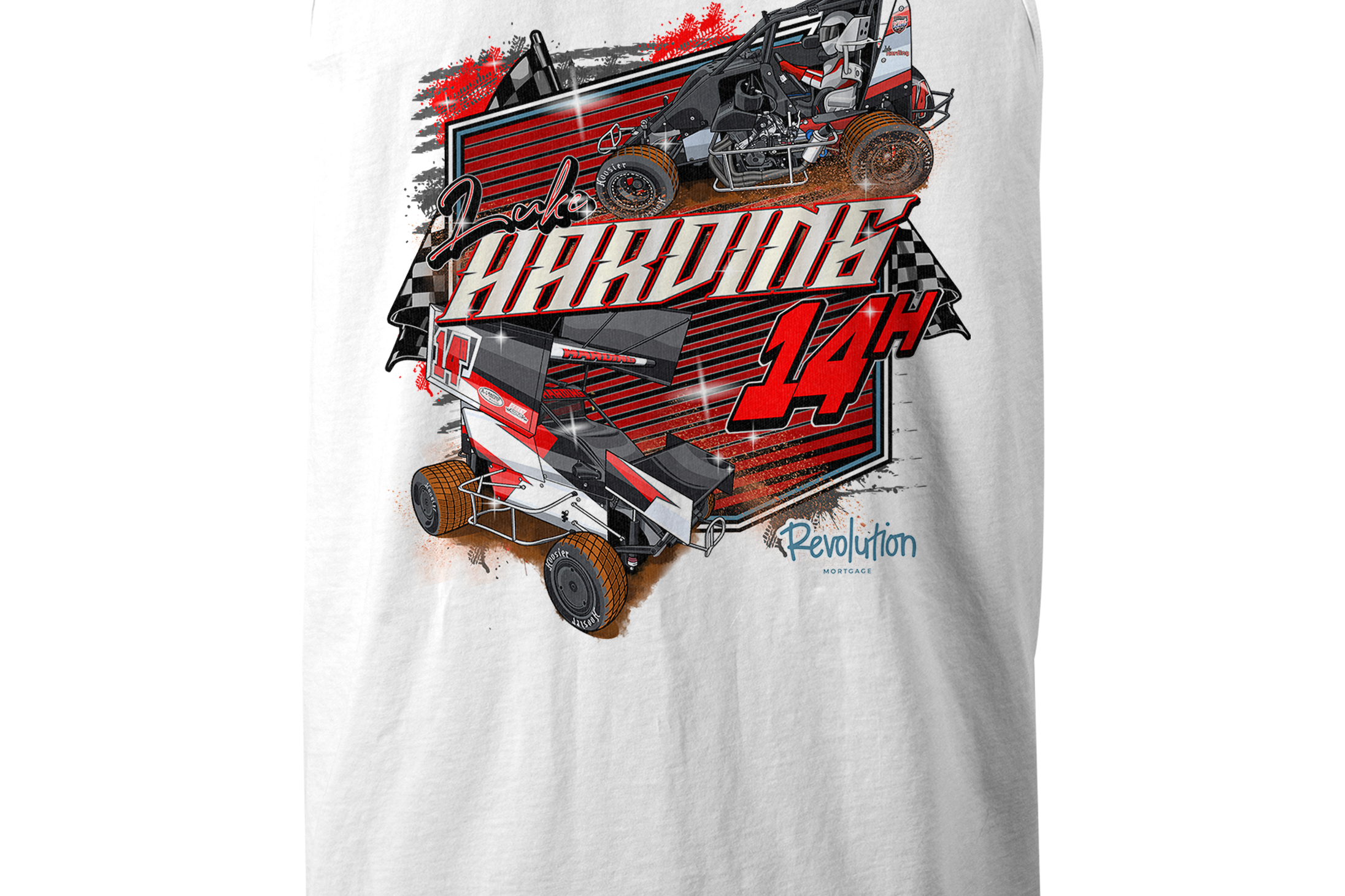 Luke Harding Tank Tops Black Acid Apparel